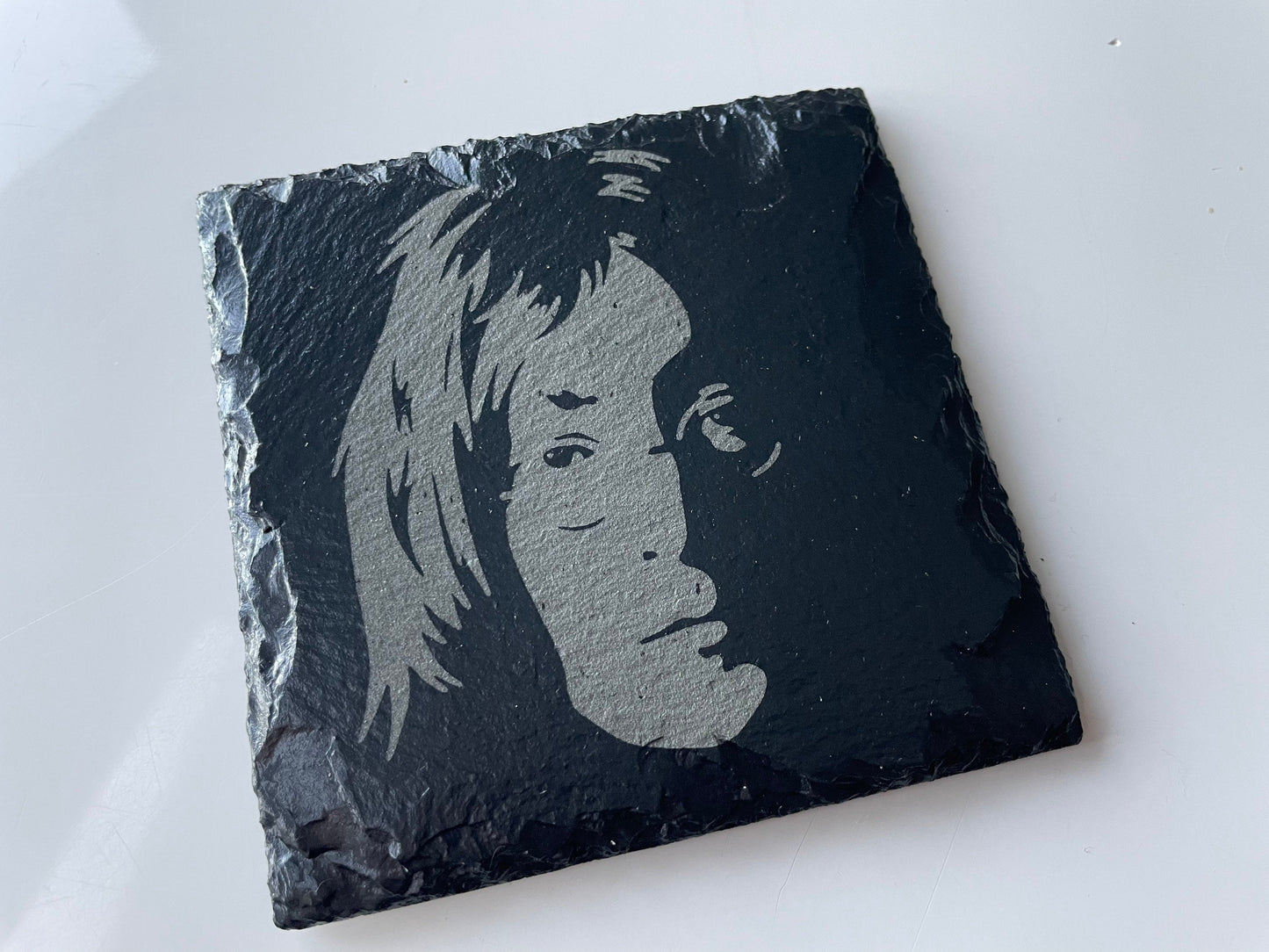 Beatles White Album Slate Coaster Set / Rock n Roll Art / Fab Four / John, Paul, George & Ringo
