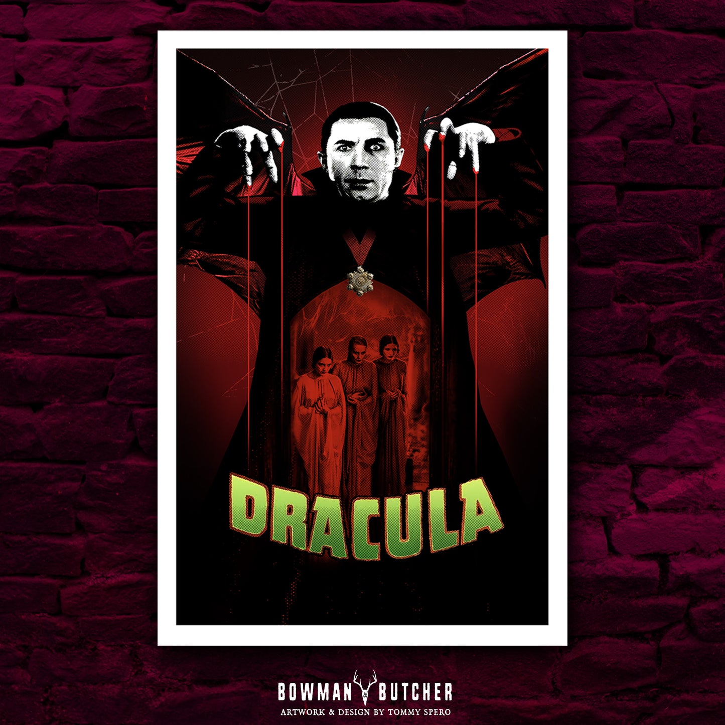 Dracula - 11x17 Framed Alternative Movie Poster