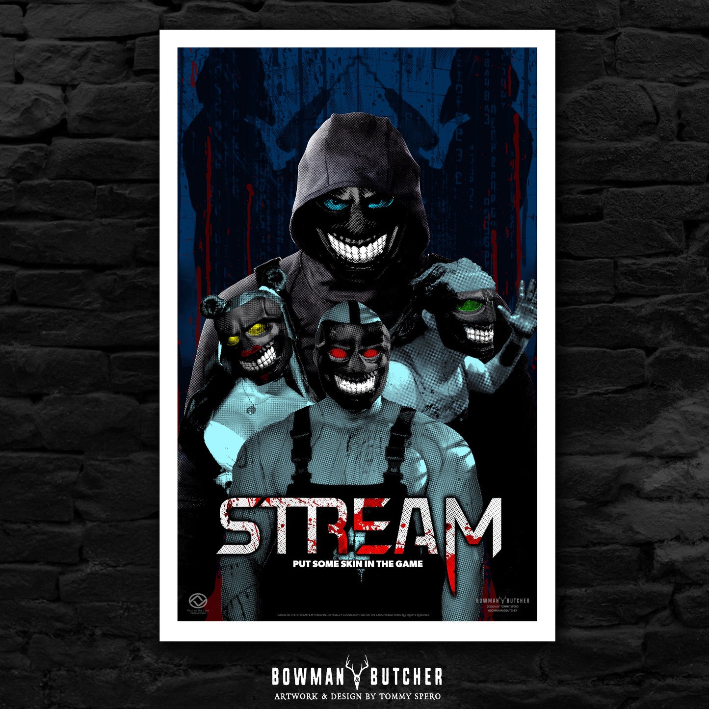 PREORDER - STREAM - Put Some Skin In The Game - Alternative Movie Poster / Horror Movie /Slasher Movie