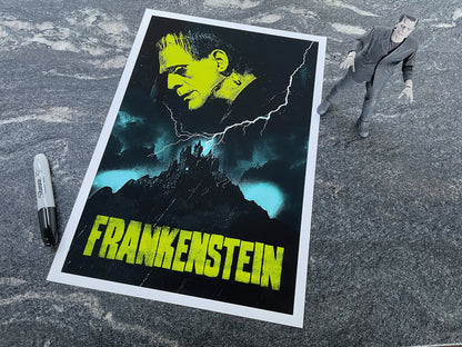 Frankenstein - Alternative Movie Poster / Universal Monsters / Classic Monsters / Boris Karloff