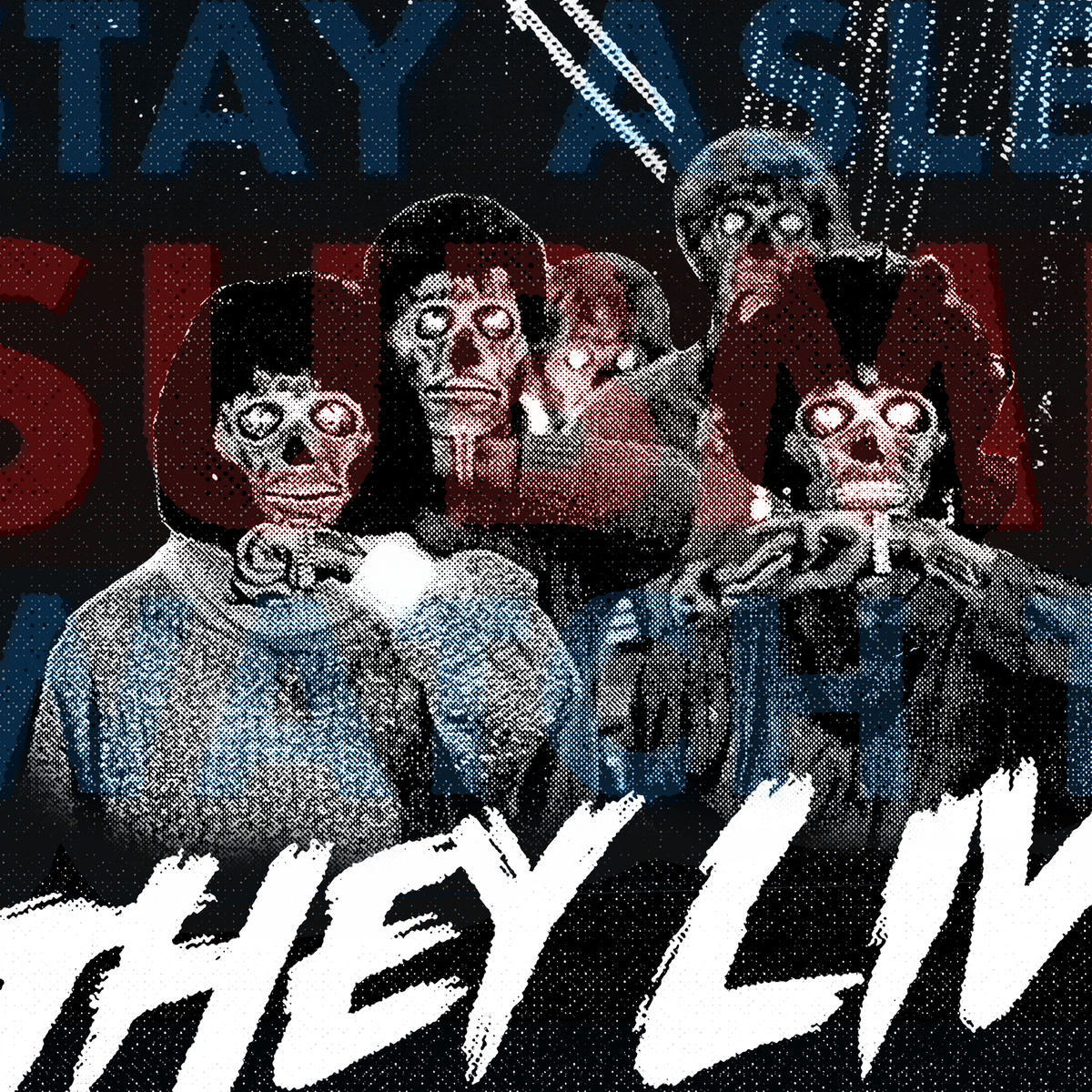 They Live Alternative Movie Poster | Horror & Cult Cinema Art
