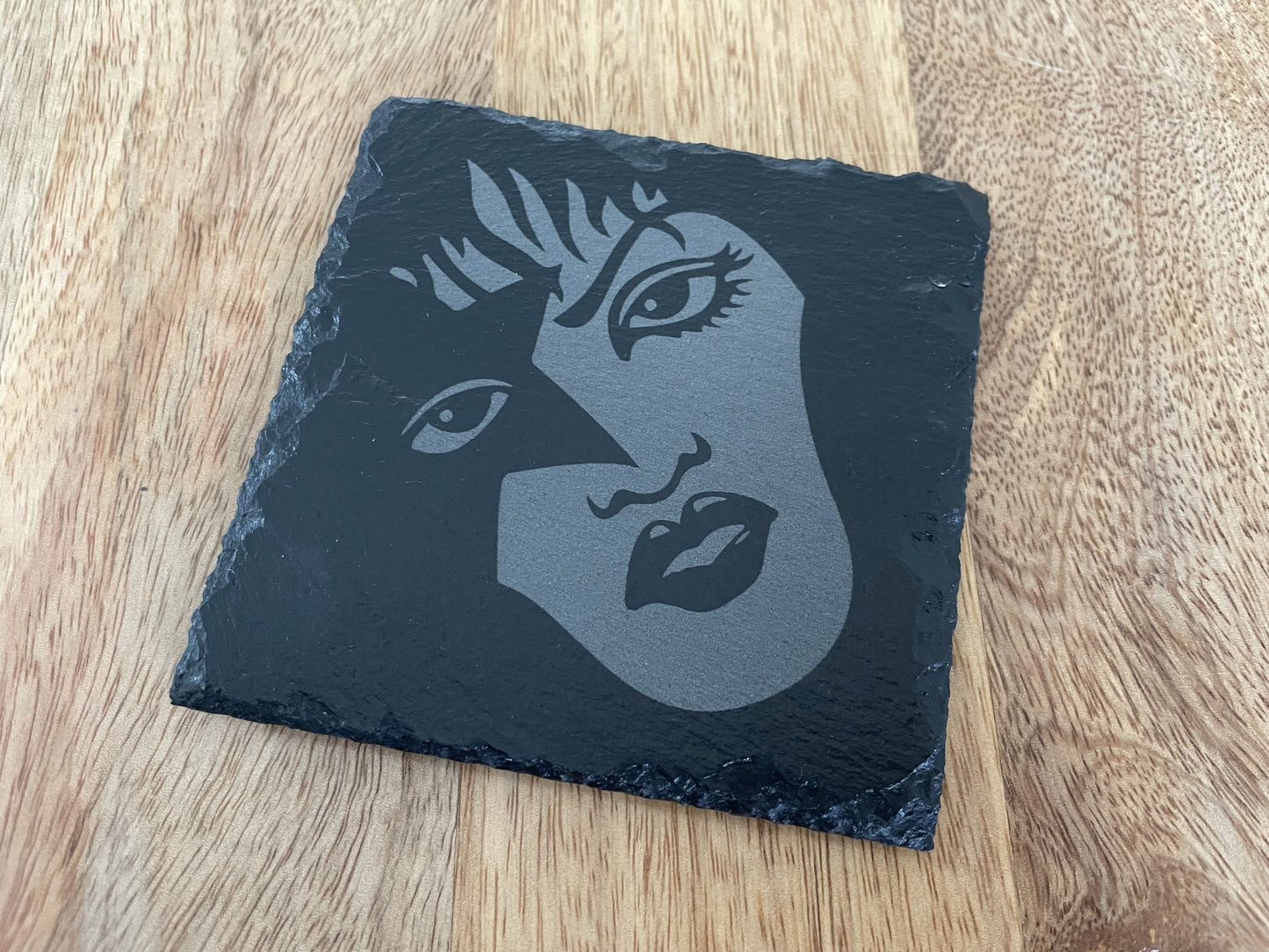 KISS Rock And Roll Over Coaster Set  / Rock n Roll Art / KISS / Gene Simmons / Ace Frehley / Paul Stanley / Peter Criss