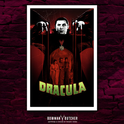 Dracula - Alternative Movie Poster / Universal Monsters / Classic Monsters / Bela Lugosi / Classic Horror