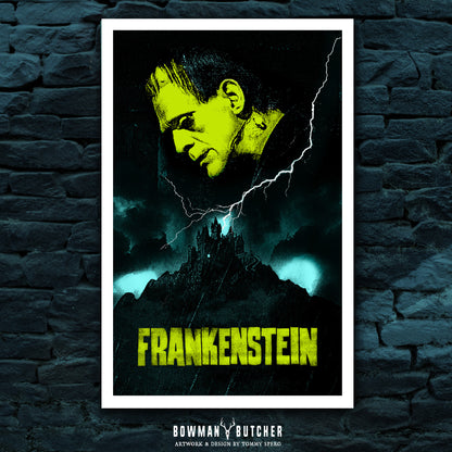 Frankenstein - Alternative Movie Poster / Universal Monsters / Classic Monsters / Boris Karloff