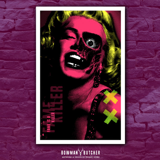 Marilyn Monroe "Fame is a Killer" - 11x17 Art Print