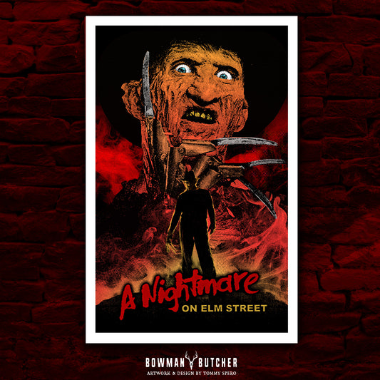 Nightmare On Elm Street - 11x17 Framed Alternative Movie Poster