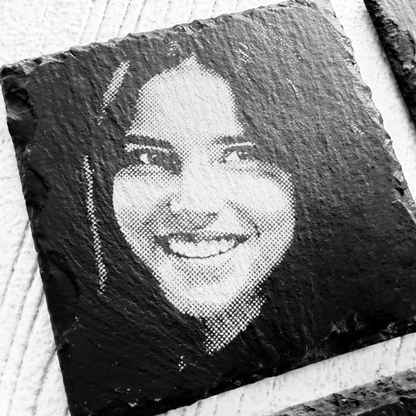 Freaky Nikki Coaster Set | Obsession Movie Inspired Slate Coasters | Inde Navarrette | Horror Movie Gift | Set of 4