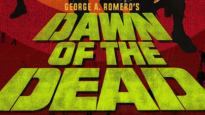 George A. Romero's Dawn Of The Dead - Alternative Movie Poster / 70s Horror Movies / Tom Savini / Zombie Movie / Night of The Living Dead