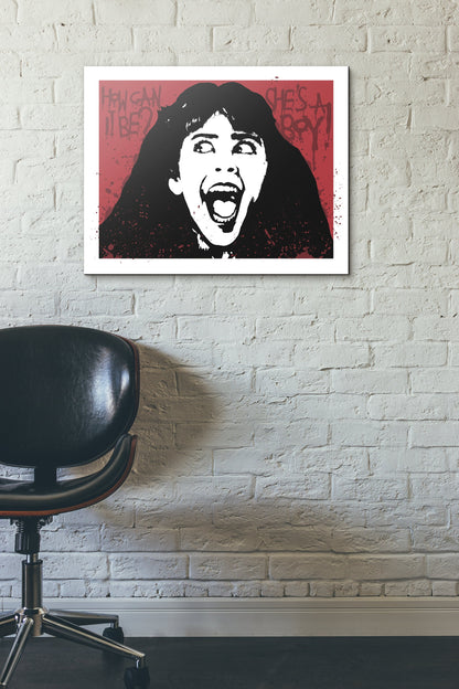 Sleepaway Camp Angela Art Print - Felissa Rose / 1980s Horror Movies / Slasher Movies /