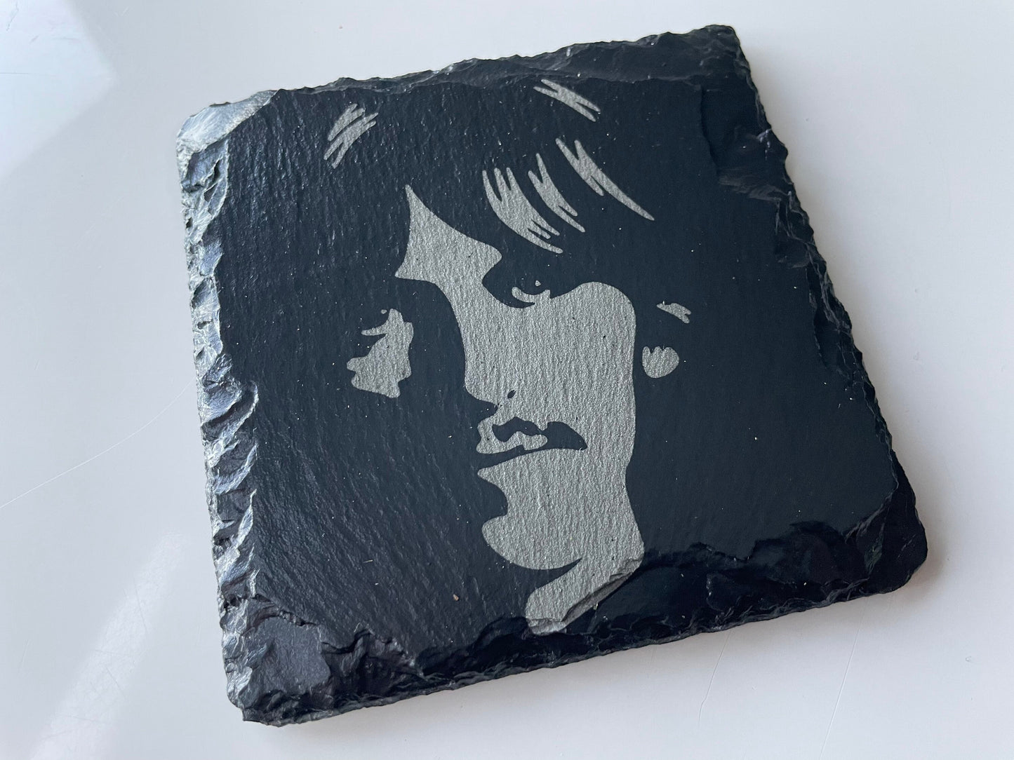 Beatles White Album Slate Coaster Set  / Rock n Roll Art / Fab Four / John, Paul, George & Ringo