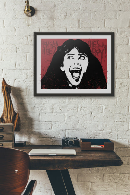 Sleepaway Camp Angela Art Print - Felissa Rose / 1980s Horror Movies / Slasher Movies /