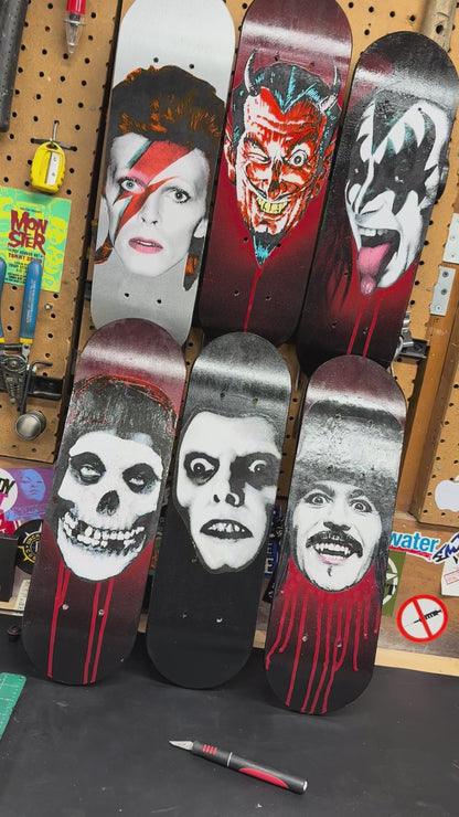 Original Art - Mixed Media Mini Skate Decks